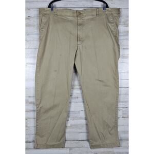 Lee X-treme Comfort Khaki Chino Pants Men's 46x30 Beige Stretch Casual Work
